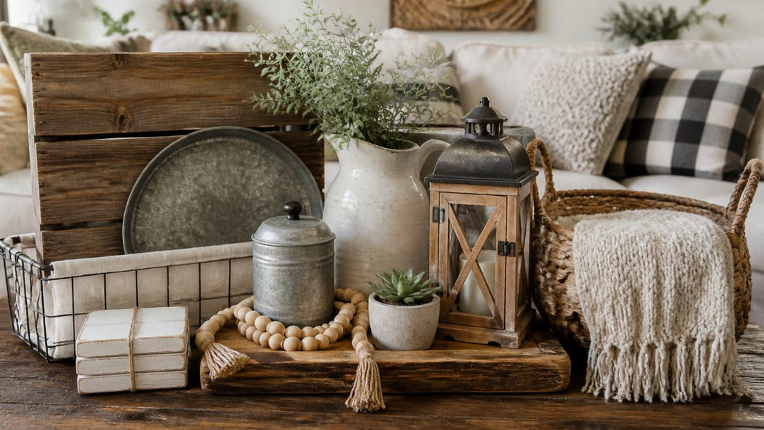 Affordable Farmhouse Decor Bundles for Living Rooms