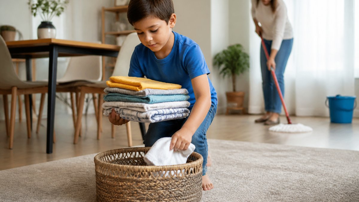 How to Teach Kids Responsibility Through Chores
