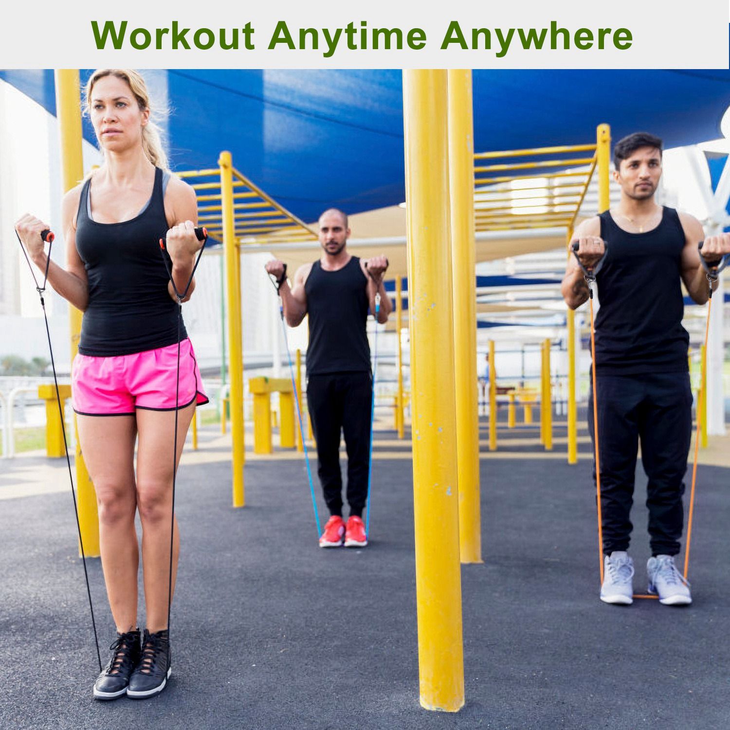 11 Piece Resistance Band Set